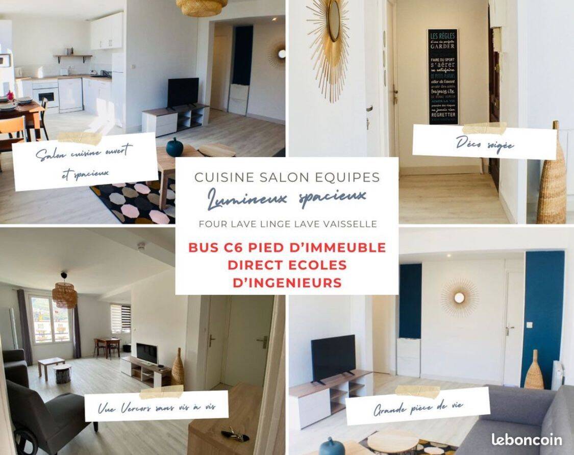 Appartement 4 pièces 64 m² · à Fontaine · 64 m² · 399 €