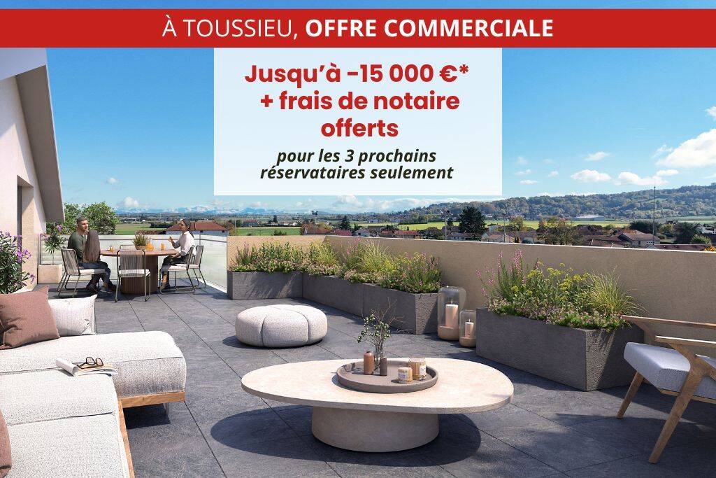 Appartement 2 pièces 47 m² · à Toussieu · 46,9 m² · 234 000 €