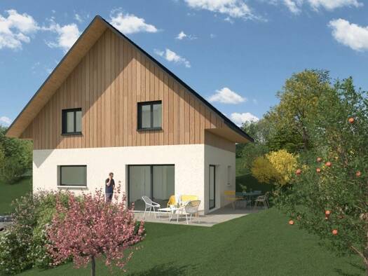 Terrain avec maison neuve à vendre 598 392 € 4 pièces 3 chambres 105 m² 683 m² de terrain Talloires-Montmin 74210