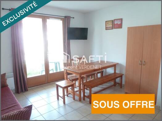 Appartement à vendre 76 000 € 3 pièces 1 chambre 38 m² RDC Montbrun-les-Bains 26570