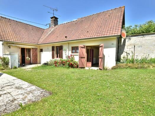 Maison de plain-pied à vendre 103 000 € 2 pièces 1 chambre 75 m² 298 m² de terrain Gorenflos 80690