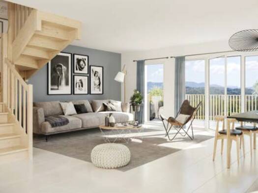 Duplex à vendre - neuf 530 000 € 4 pièces 3 chambres 100 m² Étage 3/3 Douvaine 74140