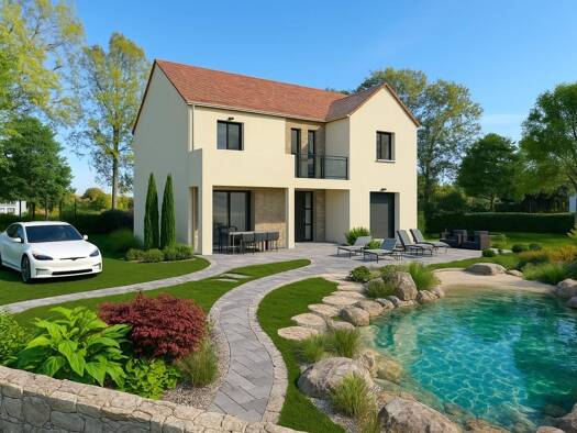 Terrain avec maison neuve à vendre 389 000 € 6 pièces 4 chambres 130 m² Florelites-Constant Gallon Saint-Fargeau-Ponthierry 77310