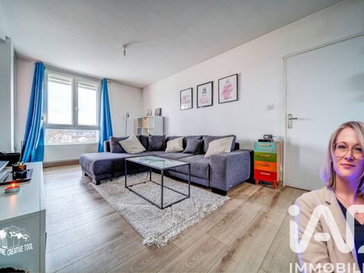 Appartement à vendre 165 000 € 3 pièces 2 chambres 73 m² Étage 4/4 Sud Est Yutz 57970