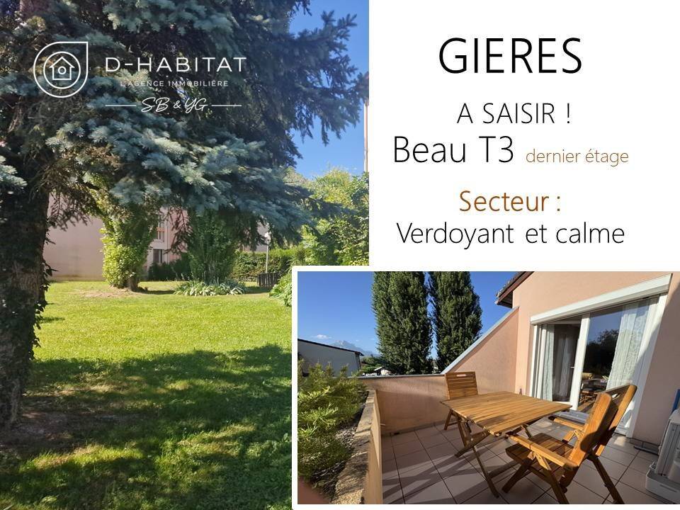 Appartement 3 pièces 75 m² · à Gières · 75,4 m² · 249 000 €