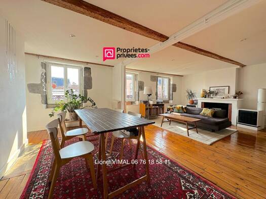 Appartement à vendre 279 000 € 4 pièces 3 chambres 129 m² Étage 3/3 Ballainvilliers Clermont-Ferrand 63000