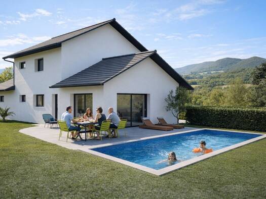 Terrain avec maison neuve à vendre 629 700 € 5 pièces 4 chambres 123 m² 700 m² de terrain Choisy 74330