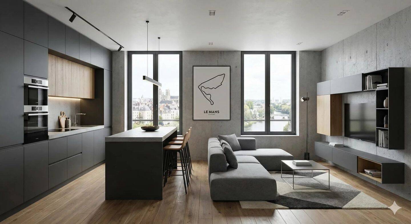 Appartement 3 pièces 71 m² · à Le Mans · 71,3 m² · 284 000 €