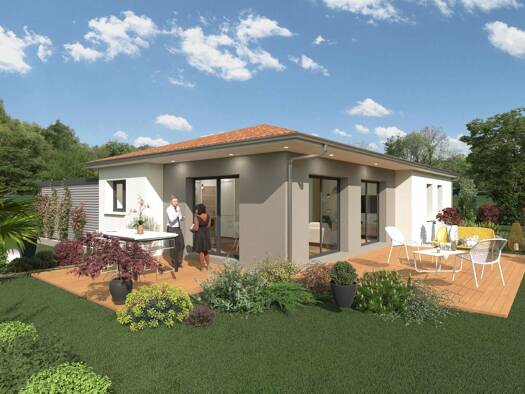 Terrain avec maison neuve à vendre 251 040 € 4 pièces 3 chambres 88 m² 703 m² de terrain Marboz 01851