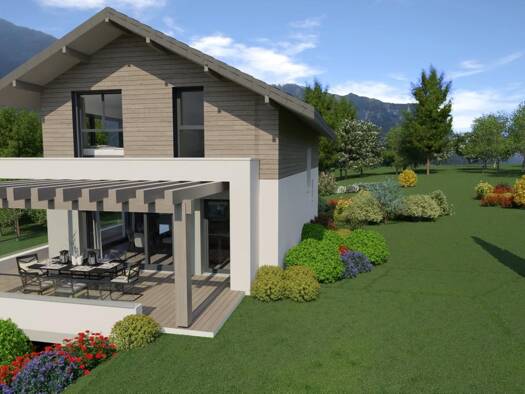Terrain avec maison neuve à vendre 797 135 € 1 chambre 164 m² Nord Saint-Alban-Leysse 73230