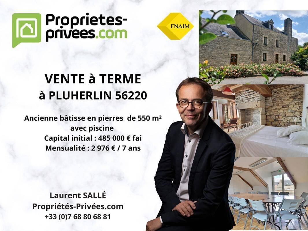 Maison 16 pièces 450 m² · à Pluherlin · 450 m² · 485 000 €