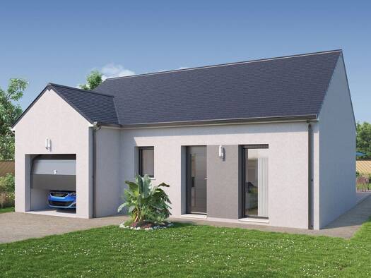 Terrain avec maison neuve à vendre 293 888 € 4 pièces 3 chambres 82 m² 571 m² de terrain Saint-Barthélemy-d'Anjou 49124