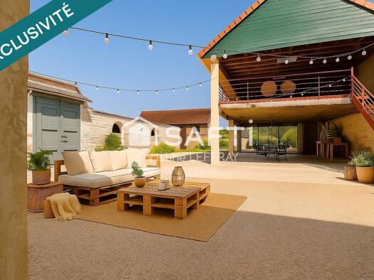 Maison à vendre 362 000 € 6 pièces 5 chambres 206 m² 1 306 m² de terrain Nord Est Doullens 80600