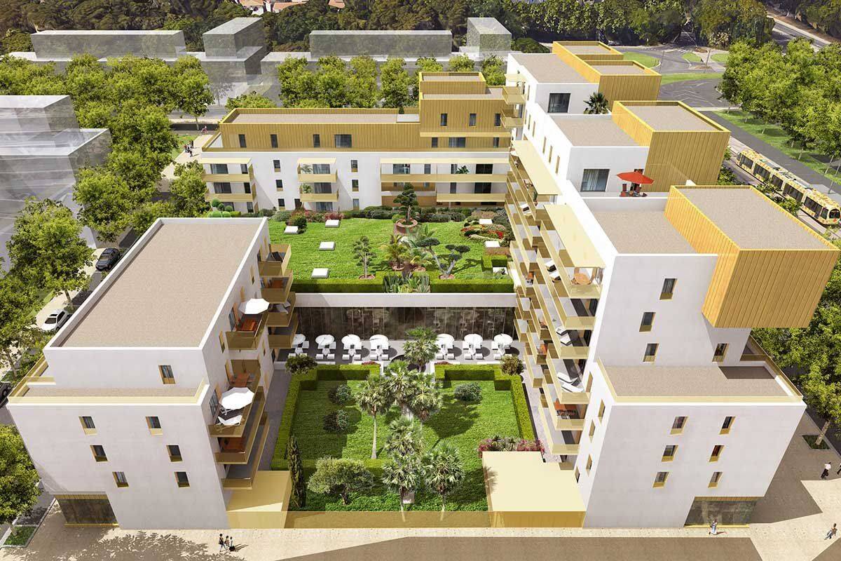 Appartement 2 pièces 44 m² · à Montpellier · 44 m² · 729 €