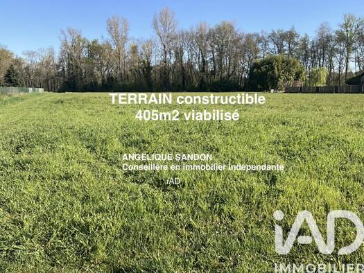 Terrain constructible viabilisé à vendre 145 500 € 405 m² de terrain Saint-Maurice-de-Gourdans 01800