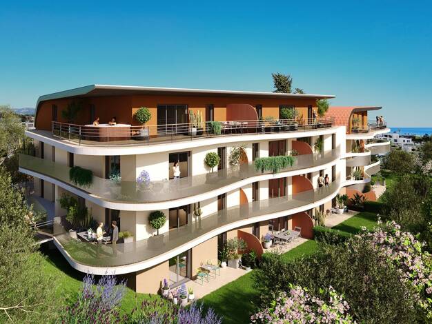 Appartement à vendre - neuf 422 000 € 3 pièces 65,2 m² 2ème étage dès le 30/06/2027 Marina Villeneuve-Loubet 06270