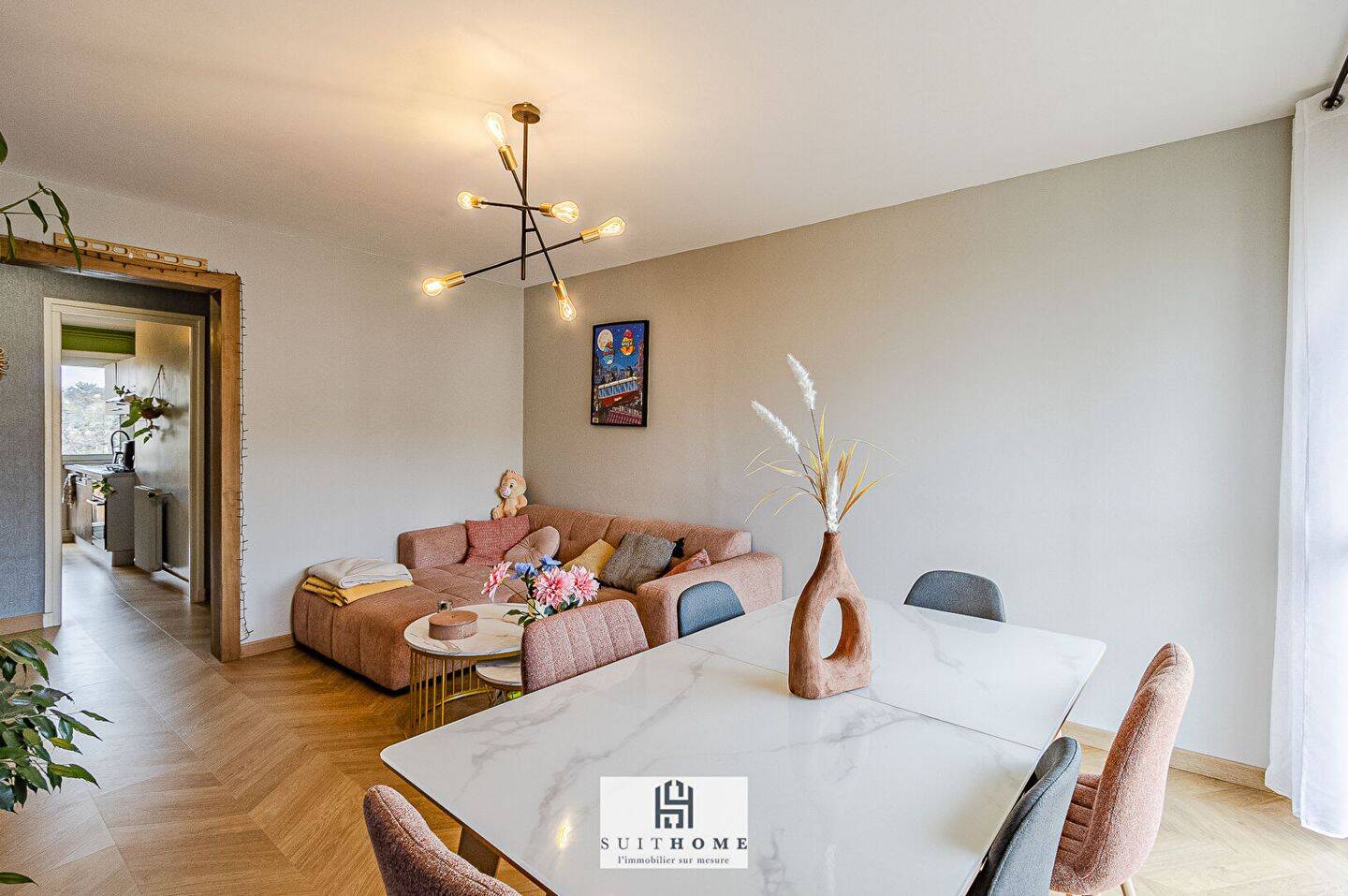 Appartement 3 pièces 63 m² · à Sainte-Foy-lès-Lyon · 62,9 m² · 1 000 €/mois