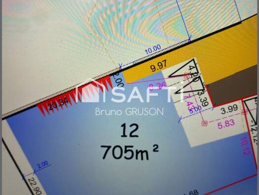 Terrain constructible à vendre 132 000 € 705 m² de terrain Kerjouanneau-Kerbertrand Quimperlé 29300