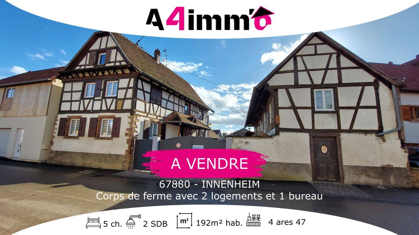Maison 5 pièces 132 m² · à Innenheim · 131,8 m² · 399 900 €