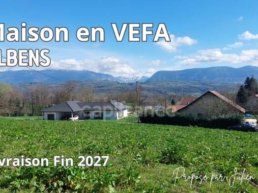 Maison à vendre - neuf 440 000 € 5 pièces 4 chambres 108 m² 563 m² de terrain Entrelacs 73410