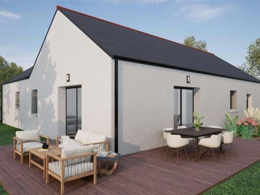 Terrain avec maison neuve à vendre 277 000 € 5 pièces 4 chambres 104 m² 1 301 m² de terrain Missillac 44780