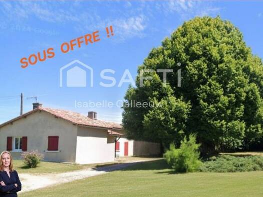 Maison à vendre 105 000 € 5 pièces 4 chambres 147 m² 12 278 m² de terrain Bessac 16250