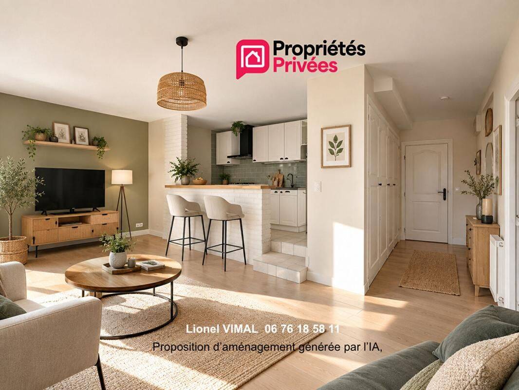 Appartement 2 pièces 44 m² · à Royat · 44 m² · 129 500 €