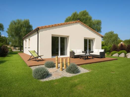 Terrain avec maison neuve à vendre 170 000 € 4 pièces 3 chambres 90 m² 2 000 m² de terrain Coutras 33230