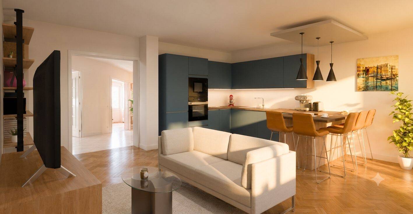 Appartement 3 pièces 64 m² · à Lyon 6ème Arrondissement · 64,2 m² · 330 000 €