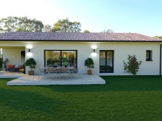 Terrain avec maison neuve à vendre 280 800 € 5 pièces 4 chambres 120 m² 600 m² de terrain Le Fauga 31410