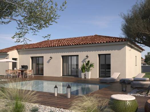 Terrain avec maison neuve à vendre 255 000 € 4 pièces 3 chambres 80 m² 600 m² de terrain Esplanade Nîmes 30000
