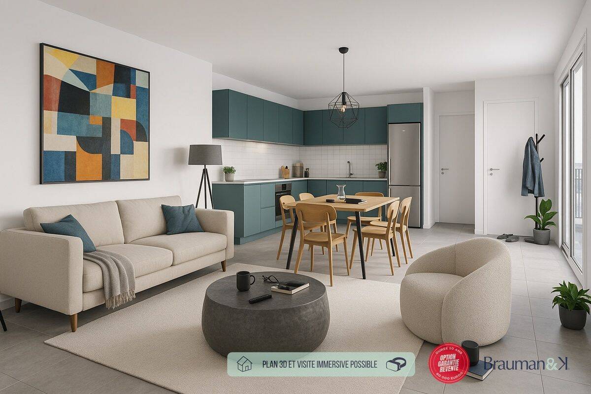 Appartement 5 pièces 100 m² · à Aubervilliers · 100 m² · 487 058 €