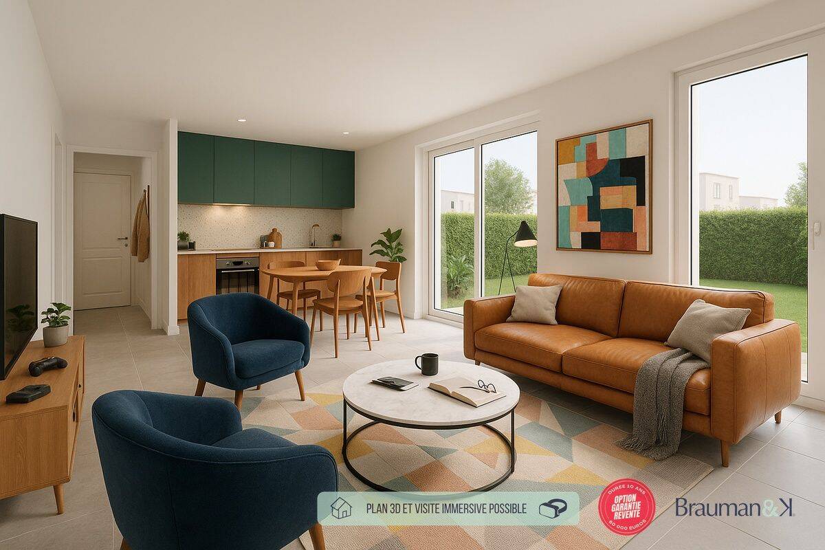 Appartement 4 pièces 91 m² · à Mérignac · 91 m² · 410 000 €