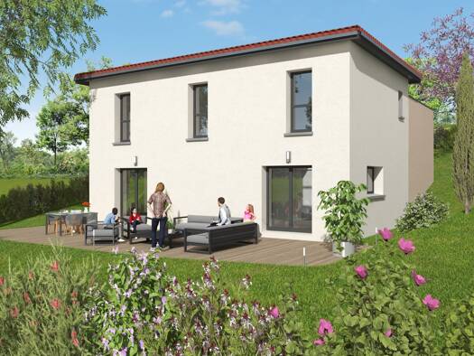 Terrain avec maison neuve à vendre 485 000 € 5 pièces 4 chambres 115 m² 700 m² de terrain Lozanne 69380