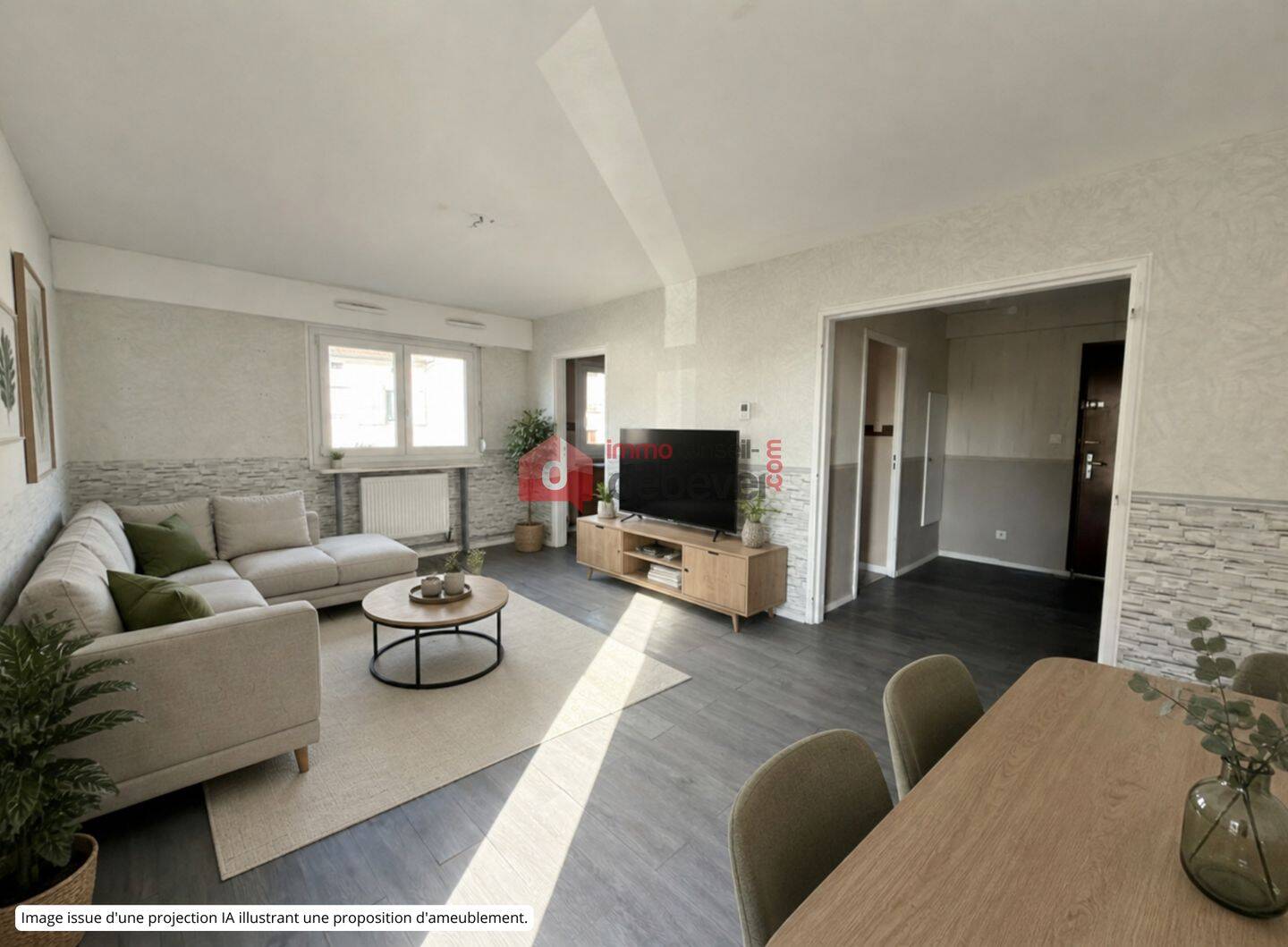 Appartement 3 pièces 69 m² · à Saint-Max · 68,7 m² · 109 500 €