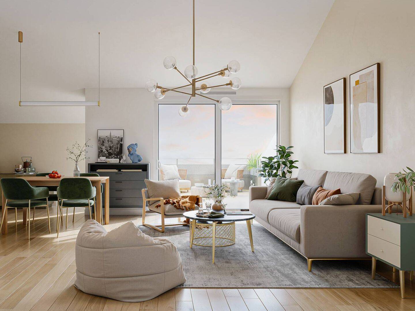 Appartement 3 pièces 69 m² · à Marcy-l'Étoile · 69 m² · 380 000 €