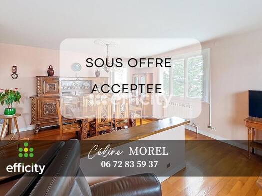 Appartement à vendre 155 000 € 4 pièces 2 chambres 78 m² Étage 2/5 Centre Ville Grigny-sur-Rhône 69520