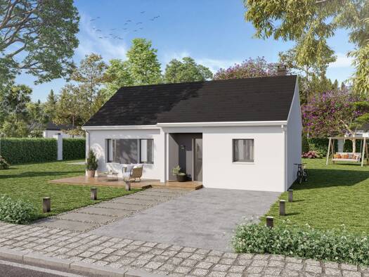 Terrain avec maison neuve à vendre 197 268 € 4 pièces 3 chambres 75,9 m² 652 m² de terrain La Haye-d'Ectot 50270