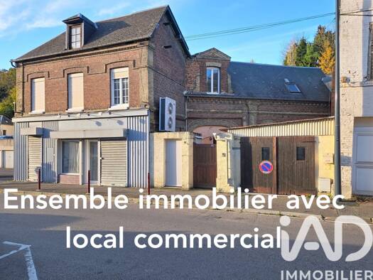 Maison de ville à vendre 159 000 € 5 pièces 3 chambres 86 m² 183 m² de terrain Nord Bolbec 76210