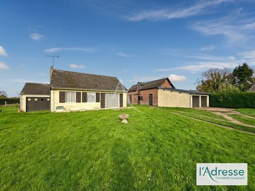 Maison à vendre 159 500 € 3 pièces 2 chambres 80 m² 5 700 m² de terrain La Feuillie 76220