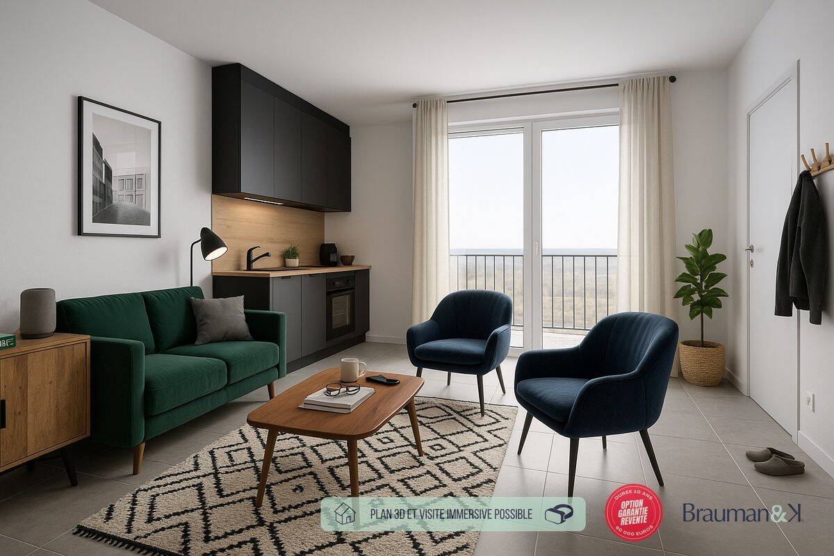 Appartement 1 pièce 27 m² · à Cucq · 27 m² · 129 000 €
