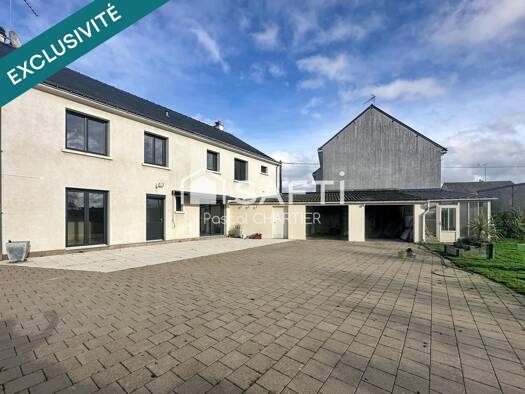 Maison à vendre 360 000 € 6 pièces 5 chambres 172 m² 953 m² de terrain Loire-Authion 49800