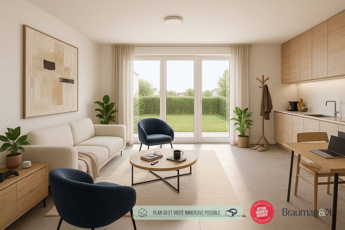 Appartement 3 pièces 61 m² · à La Mézière · 61 m² · 245 000 €