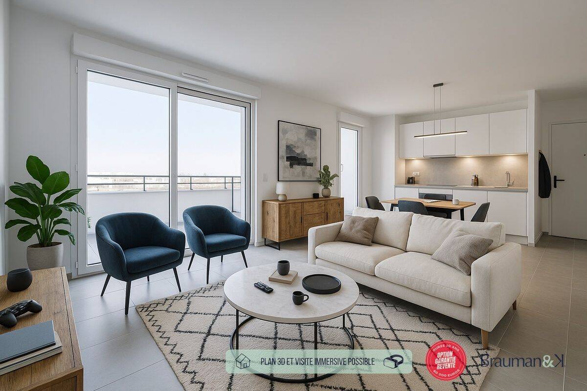 Appartement 2 pièces 39 m² · à Saint-Vincent-de-Tyrosse · 39 m² · 182 416 €