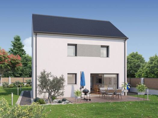 Terrain avec maison neuve à vendre 204 840 € 5 pièces 4 chambres 111 m² 524 m² de terrain Sainte-Maure-de-Touraine 37800