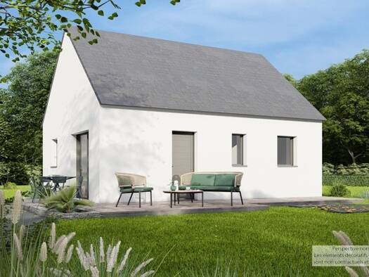 Terrain avec maison neuve à vendre 176 000 € 4 pièces 2 chambres 50 m² 502 m² de terrain Henvic 29670