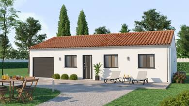 Maison de plain-pied à vendre 364 500 € 5 pièces 4 chambres 110 m² 380 m² de terrain Saint-Aignan-Grandlieu 44860