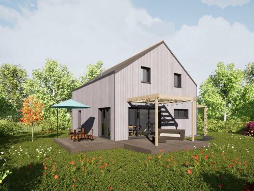 Terrain avec maison neuve à vendre 250 000 € 4 pièces 3 chambres 80 m² 521 m² de terrain Pouillé-les-Côteaux 44522