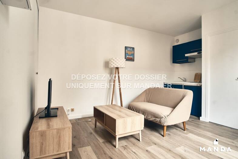 Appartement à louer 600 € 2 pièces 1 chambre 34 m² 1er étage Cernay Jamin-Jean Jaurès-Epinettes Reims 51100