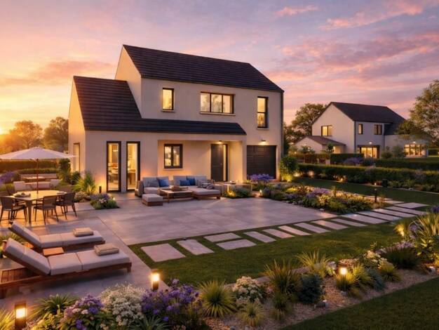 Terrain avec maison neuve à vendre 332 886 € 6 pièces 4 chambres 131 m² 1 257 m² de terrain Betz 60620